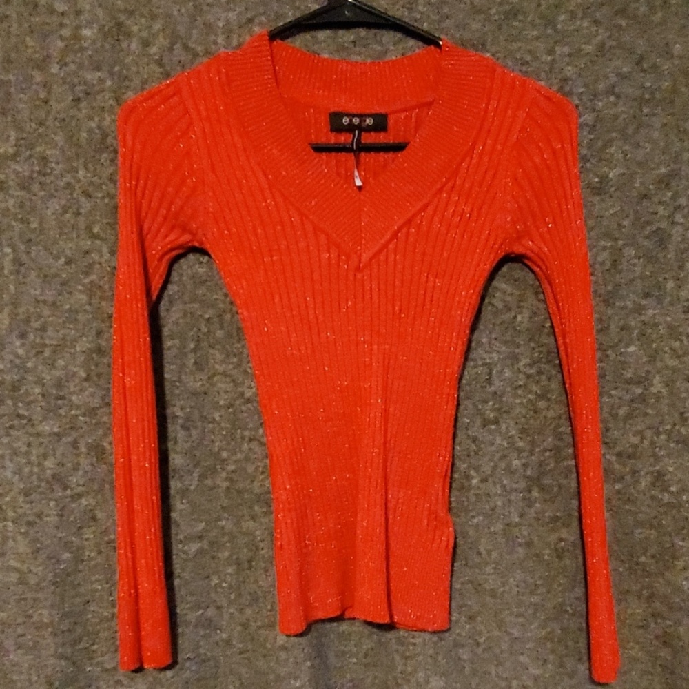 Red Glittery Blouse by Energie